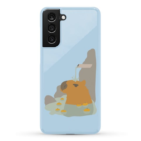 Capybara Hot Spring Phone Case